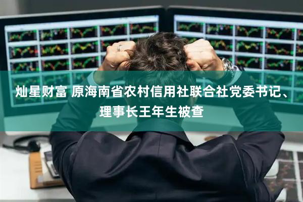 灿星财富 原海南省农村信用社联合社党委书记、理事长王年生被查